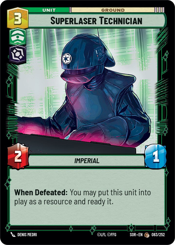 Superlaser Technician (083/252) [Spark of Rebellion] | Galactic Gamez