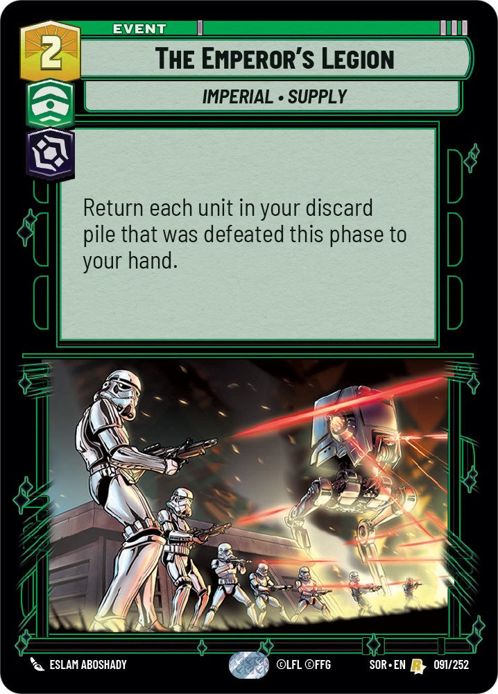 The Emperor's Legion (091/252) [Spark of Rebellion] | Galactic Gamez
