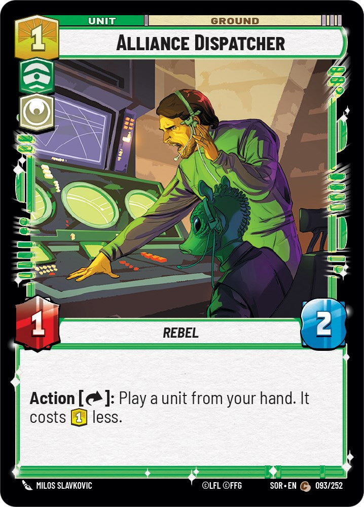 Alliance Dispatcher (093/252) [Spark of Rebellion] | Galactic Gamez