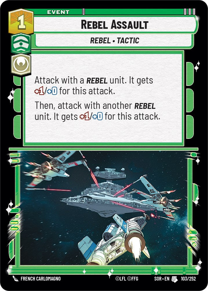 Rebel Assault (103/252) [Spark of Rebellion] | Galactic Gamez