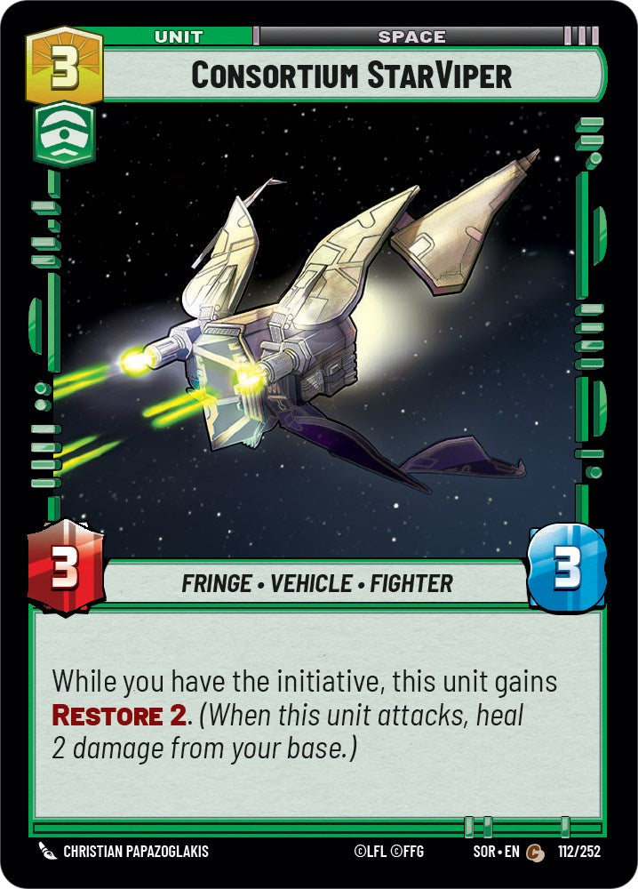 Consortium StarViper (112/252) [Spark of Rebellion] | Galactic Gamez
