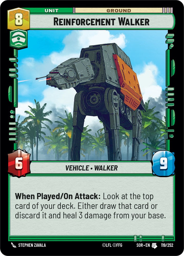 Reinforcement Walker (119/252) [Spark of Rebellion] | Galactic Gamez