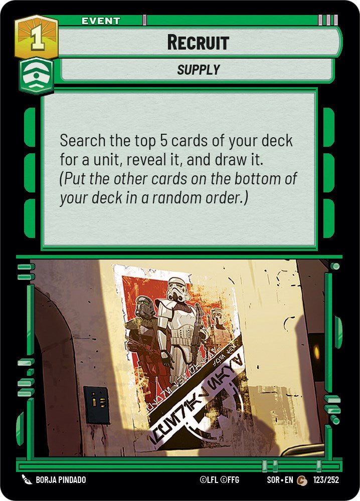 Recruit (123/252) [Spark of Rebellion] | Galactic Gamez