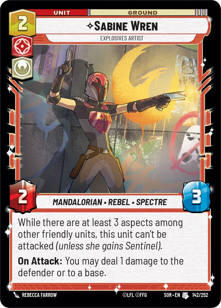 Sabine Wren - Explosives Artist (142/252) [Spark of Rebellion] | Galactic Gamez