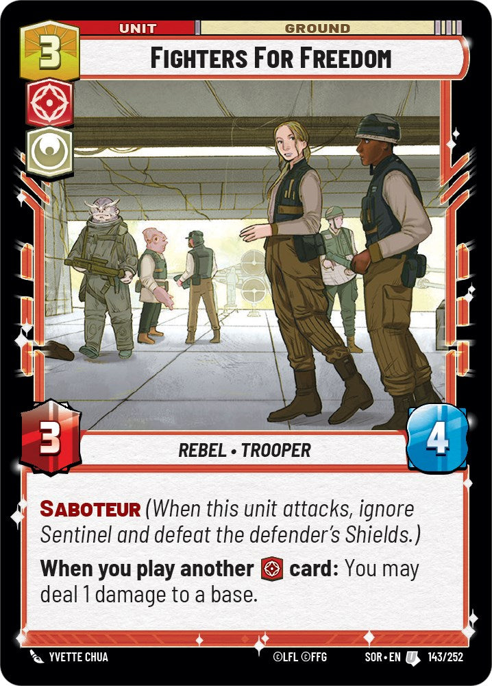Fighters For Freedom (143/252) [Spark of Rebellion] | Galactic Gamez