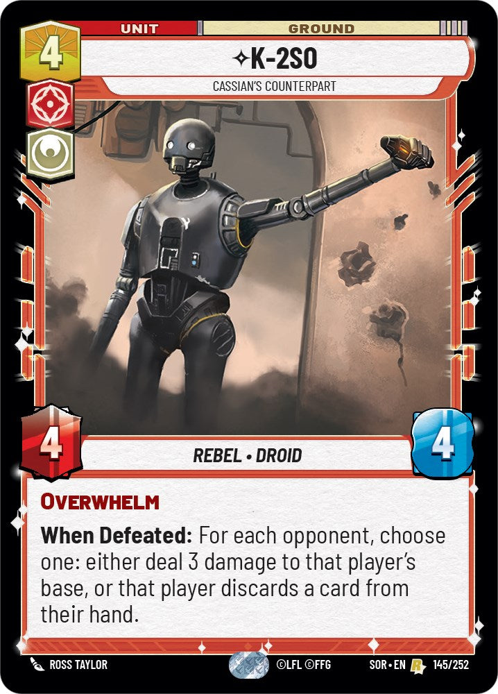 K-2SO - Cassian's Counterpart (145/252) [Spark of Rebellion] | Galactic Gamez