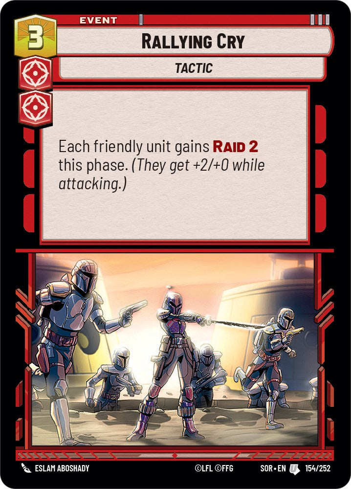 Rallying Cry (154/252) [Spark of Rebellion] | Galactic Gamez