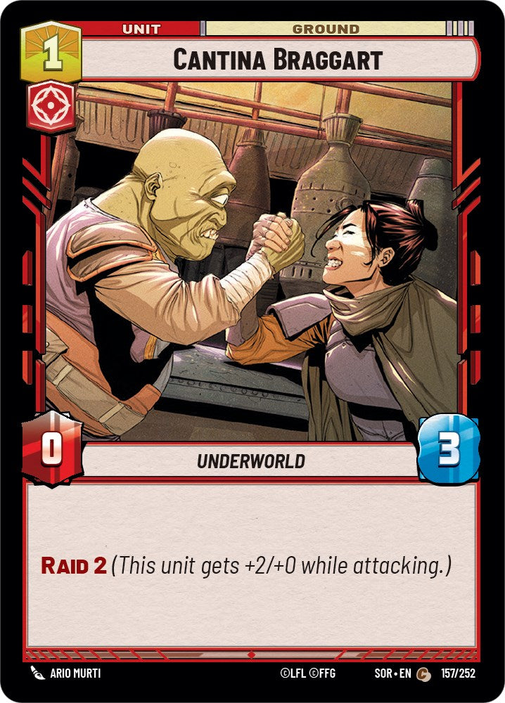 Cantina Braggart (157/252) [Spark of Rebellion] | Galactic Gamez