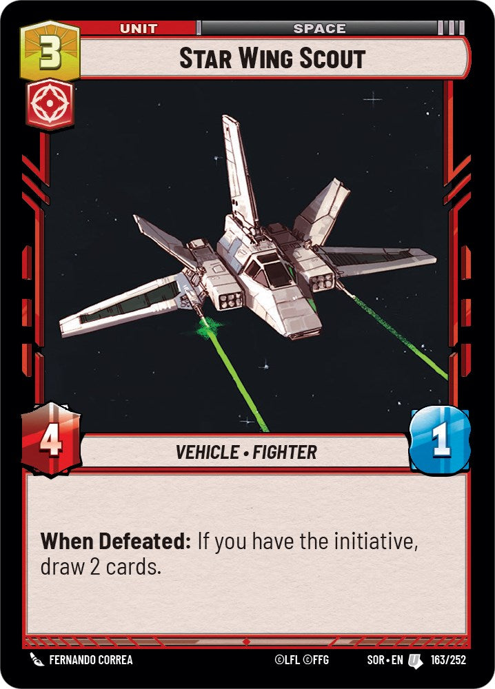 Star Wing Scout (163/252) [Spark of Rebellion] | Galactic Gamez