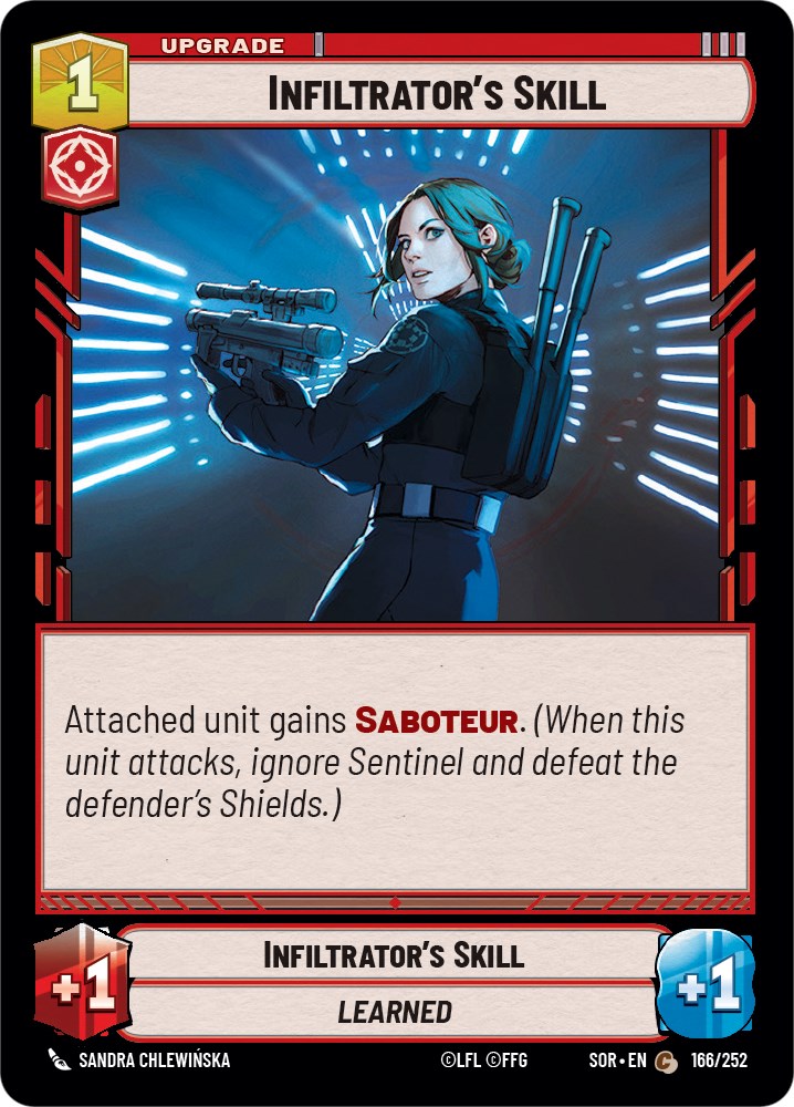 Infiltrator's Skill (166/252) [Spark of Rebellion] | Galactic Gamez