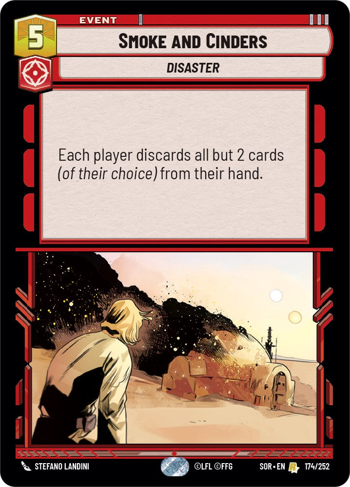 Smoke and Cinders (174/252) [Spark of Rebellion] | Galactic Gamez