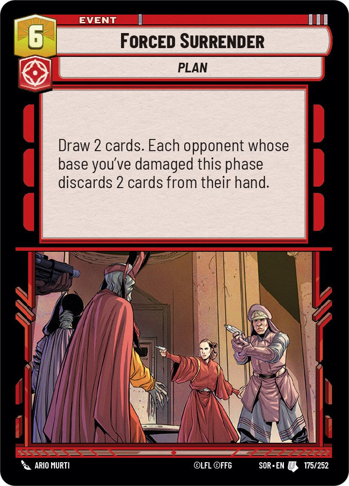 Forced Surrender (175/252) [Spark of Rebellion] | Galactic Gamez