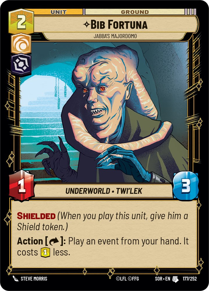 Bib Fortuna - Jabba's Majordomo (177/252) [Spark of Rebellion] | Galactic Gamez