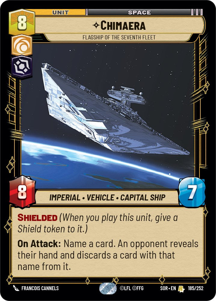 Chimaera - Flagship of the Seventh Fleet (185/252) [Spark of Rebellion] | Galactic Gamez