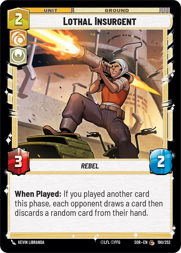 Lothal Insurgent (190/252) [Spark of Rebellion] | Galactic Gamez