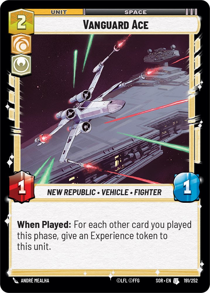 Vanguard Ace (191/252) [Spark of Rebellion] | Galactic Gamez