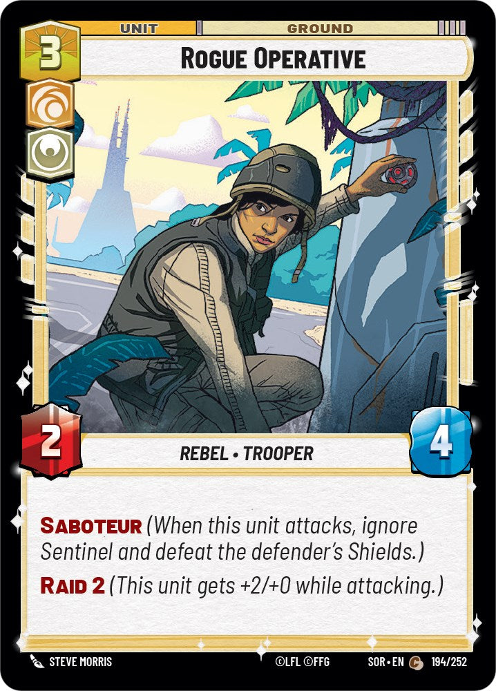 Rogue Operative (194/252) [Spark of Rebellion] | Galactic Gamez