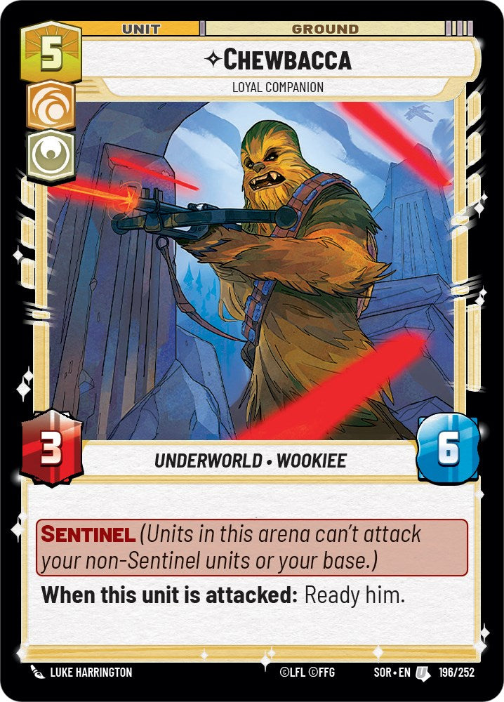 Chewbacca - Loyal Companion (196/252) [Spark of Rebellion] | Galactic Gamez