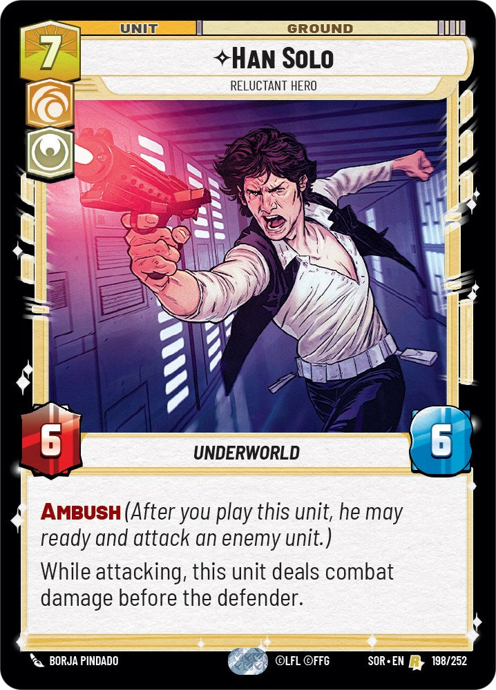 Han Solo - Relunctant Hero (198/252) [Spark of Rebellion] | Galactic Gamez