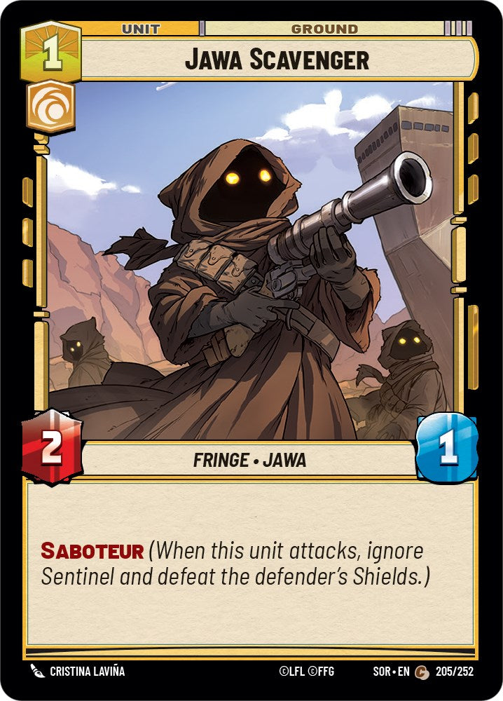 Jawa Scavenger (205/252) [Spark of Rebellion] | Galactic Gamez