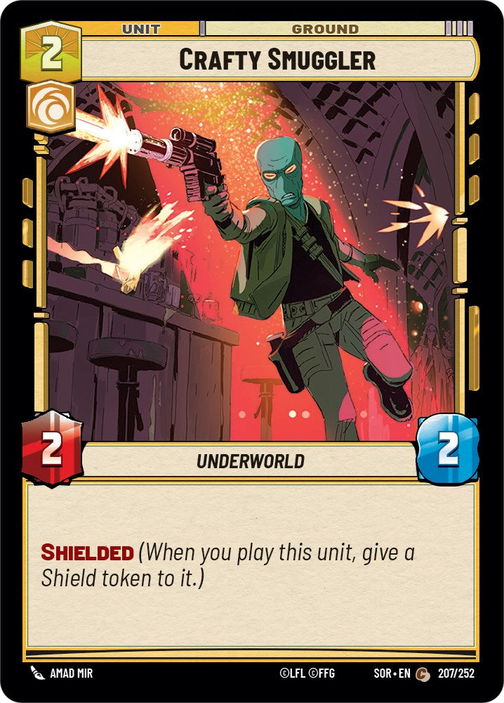 Crafty Smuggler (207/252) [Spark of Rebellion] | Galactic Gamez