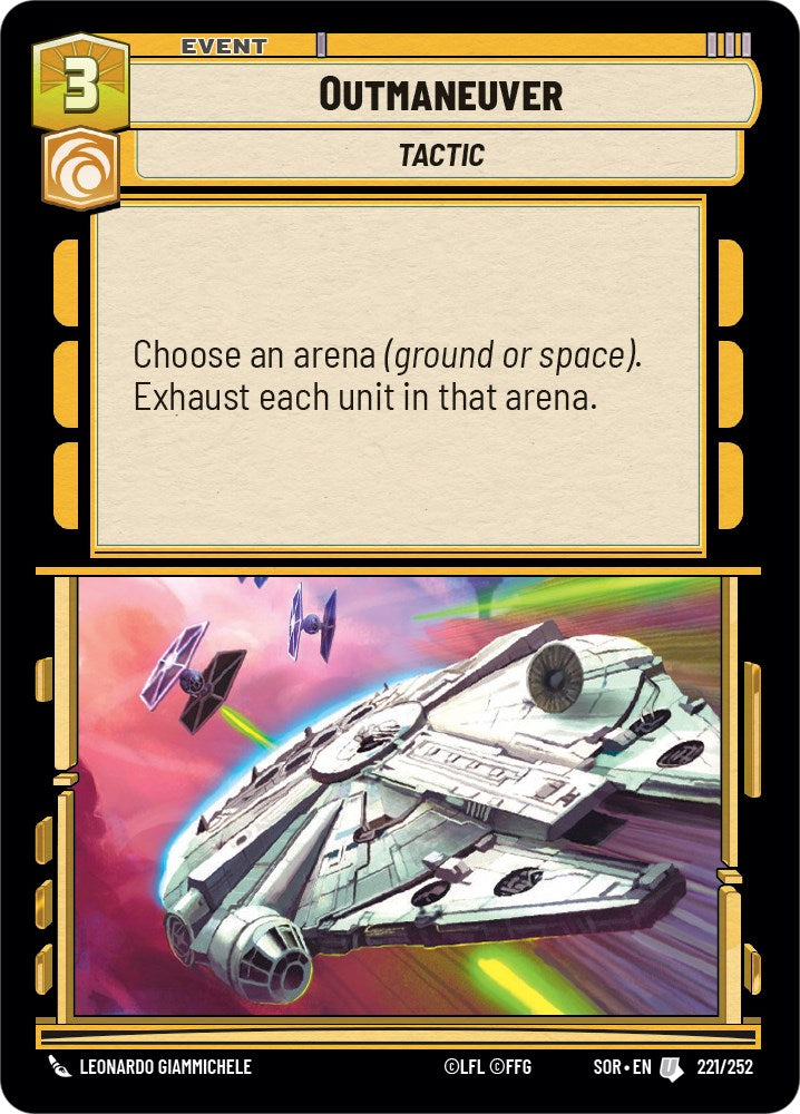 Outmaneuver (221/252) [Spark of Rebellion] | Galactic Gamez