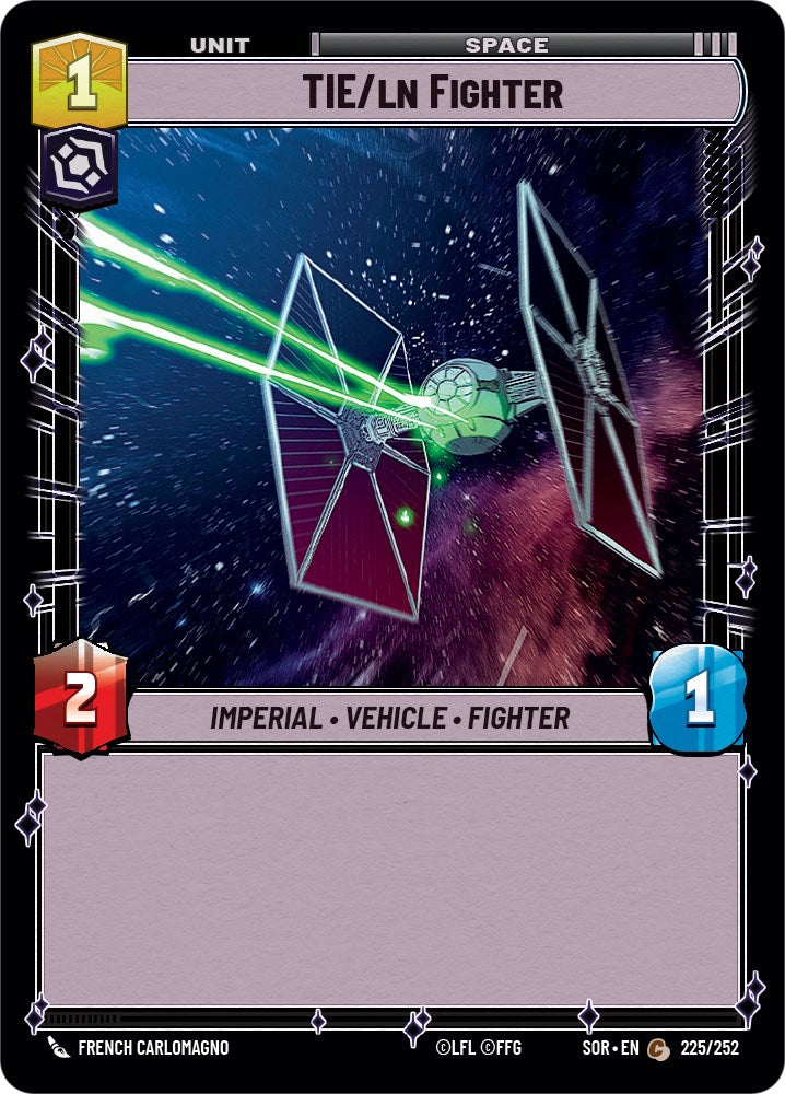 TIE/ln Fighter (225/252) [Spark of Rebellion] | Galactic Gamez