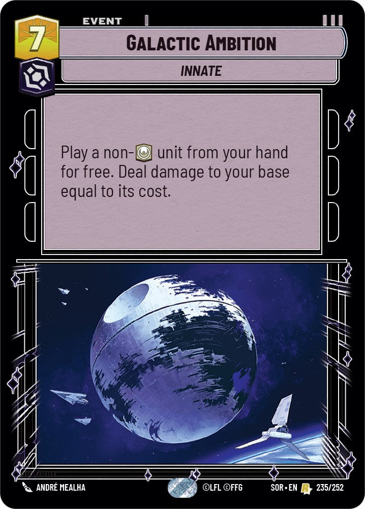 Galactic Ambition (235/252) [Spark of Rebellion] | Galactic Gamez