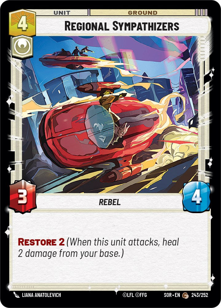 Regional Sympathizers (243/252) [Spark of Rebellion] | Galactic Gamez