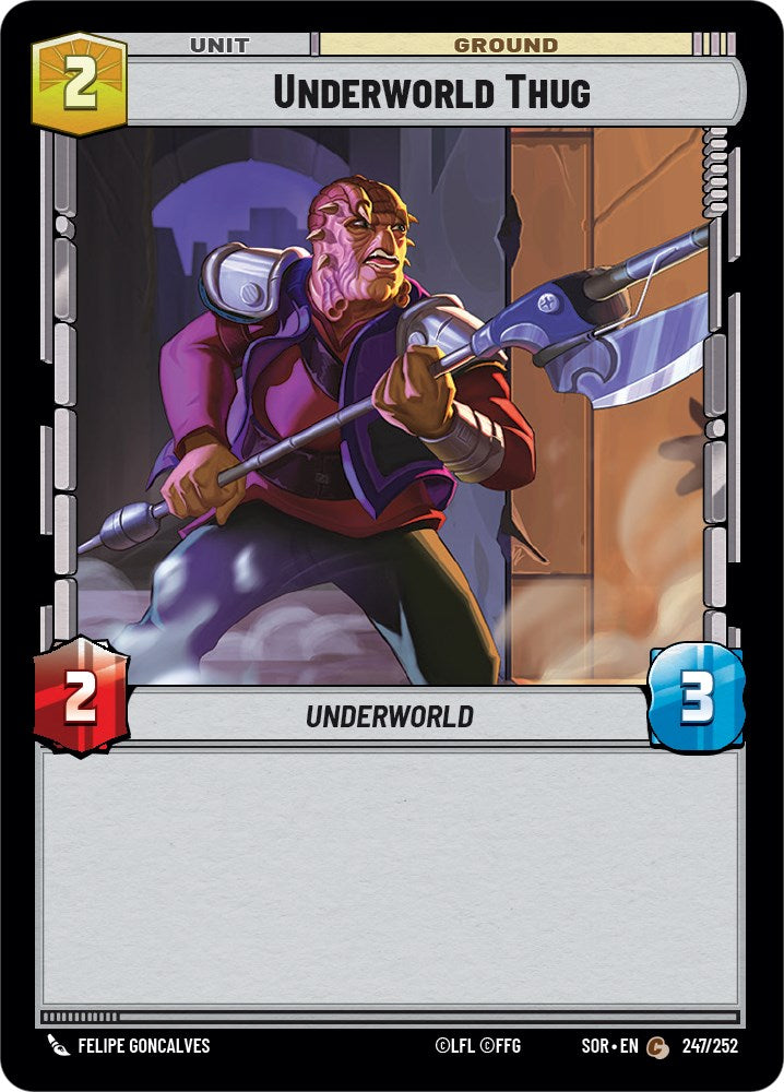 Underworld Thug (247/252) [Spark of Rebellion] | Galactic Gamez