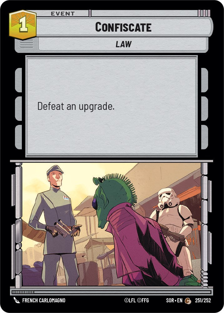 Confiscate (251/252) [Spark of Rebellion] | Galactic Gamez