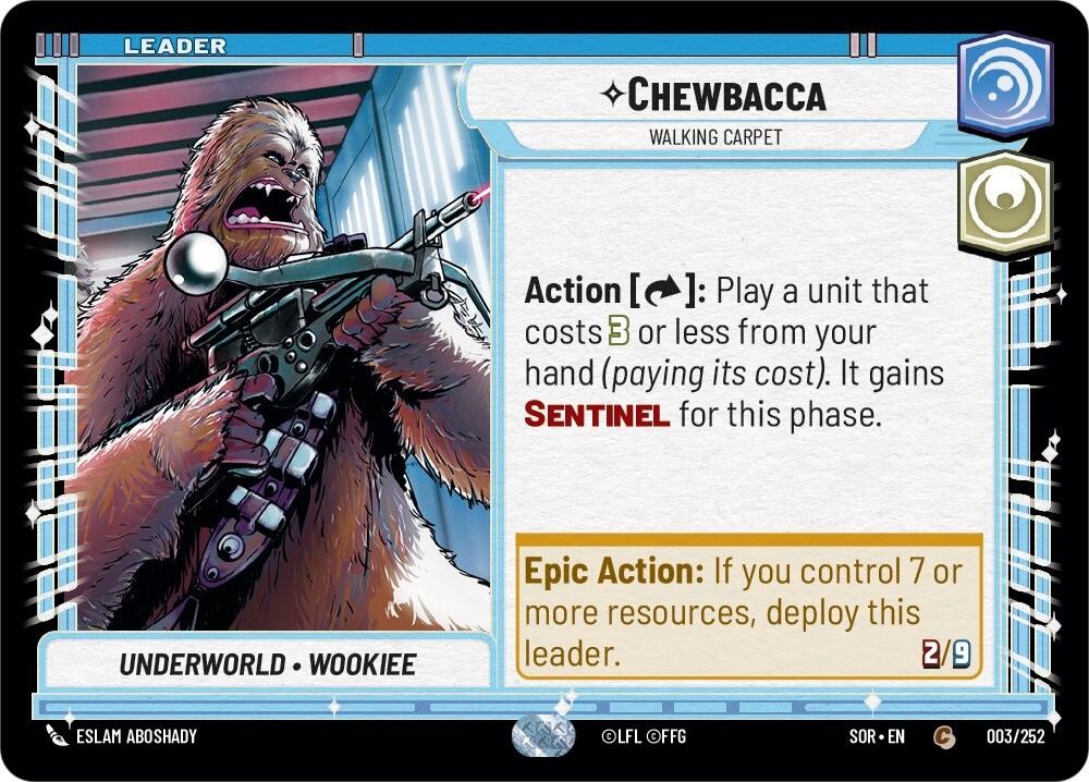 Chewbacca - Walking Carpet (003/252) [Spark of Rebellion] | Galactic Gamez