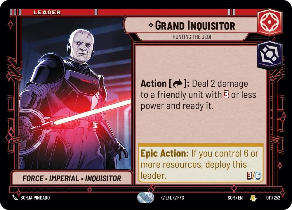 Grand Inquisitor - Hunting the Jedi (011/252) [Spark of Rebellion] | Galactic Gamez