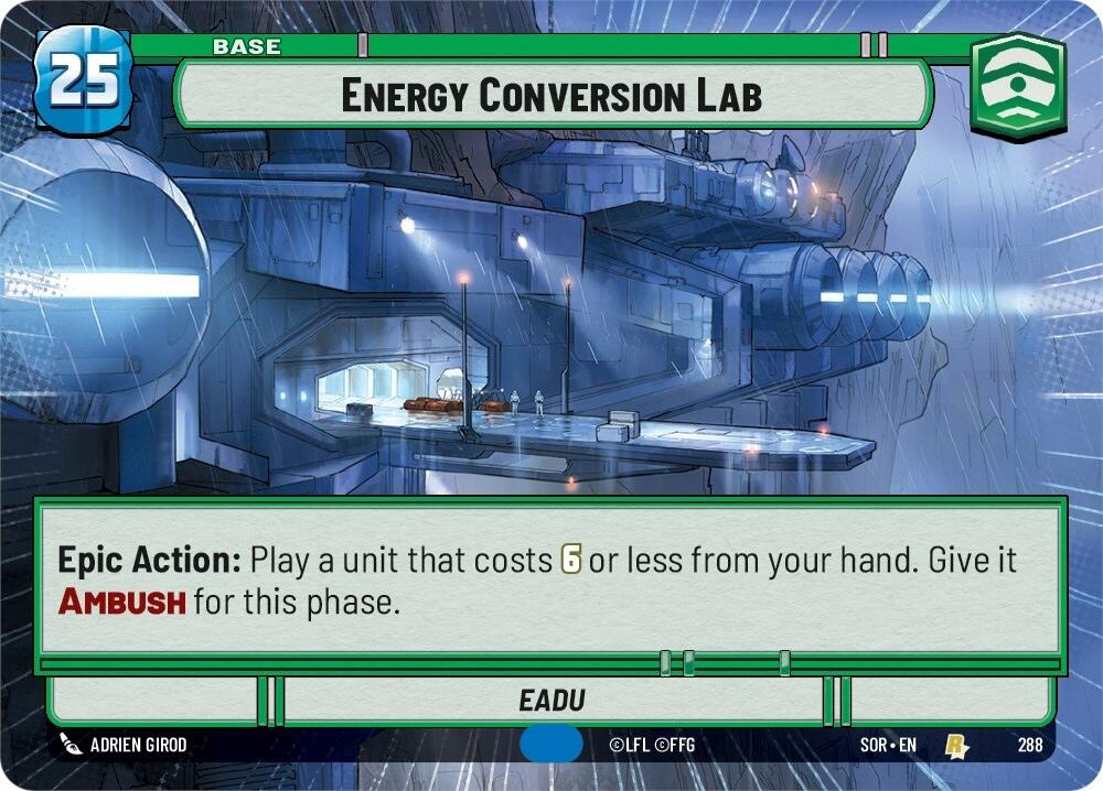 Energy Conversion Lab (Hyperspace) (288) [Spark of Rebellion] | Galactic Gamez