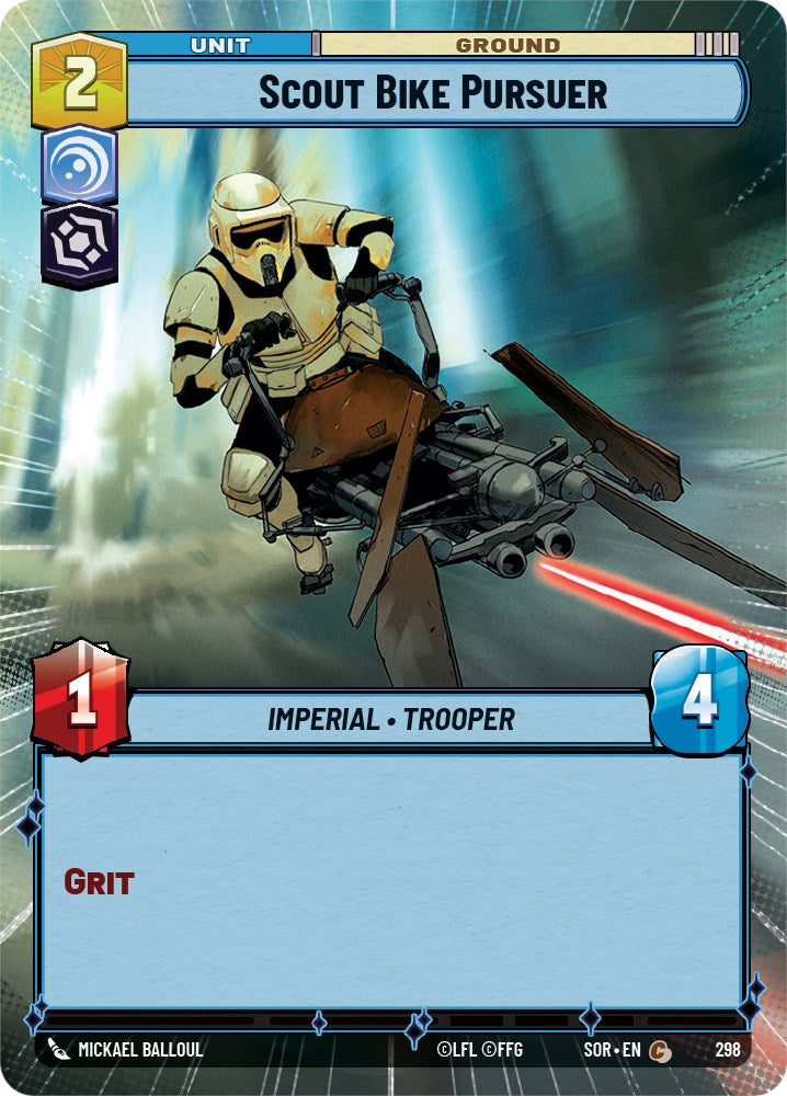 Scout Bike Pursuer (Hyperspace) (298) [Spark of Rebellion] | Galactic Gamez