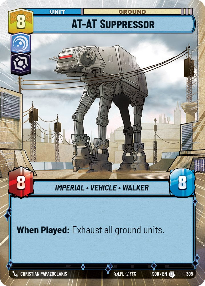 AT-AT Suppressor (Hyperspace) (305) [Spark of Rebellion] | Galactic Gamez