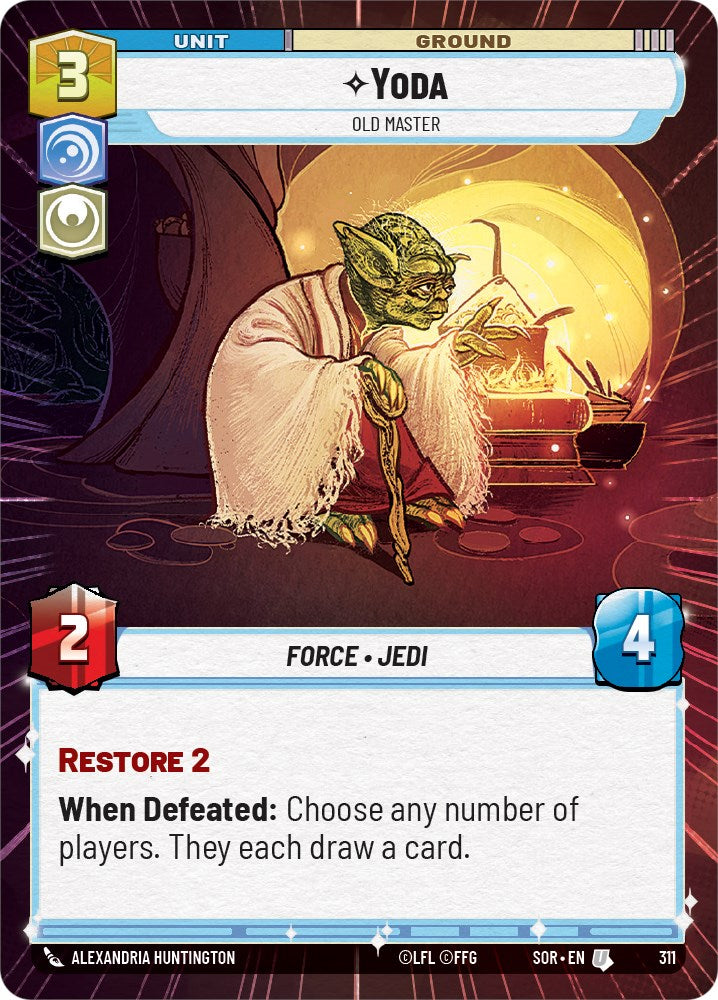 Yoda - Old Master (Hyperspace) (311) [Spark of Rebellion] | Galactic Gamez