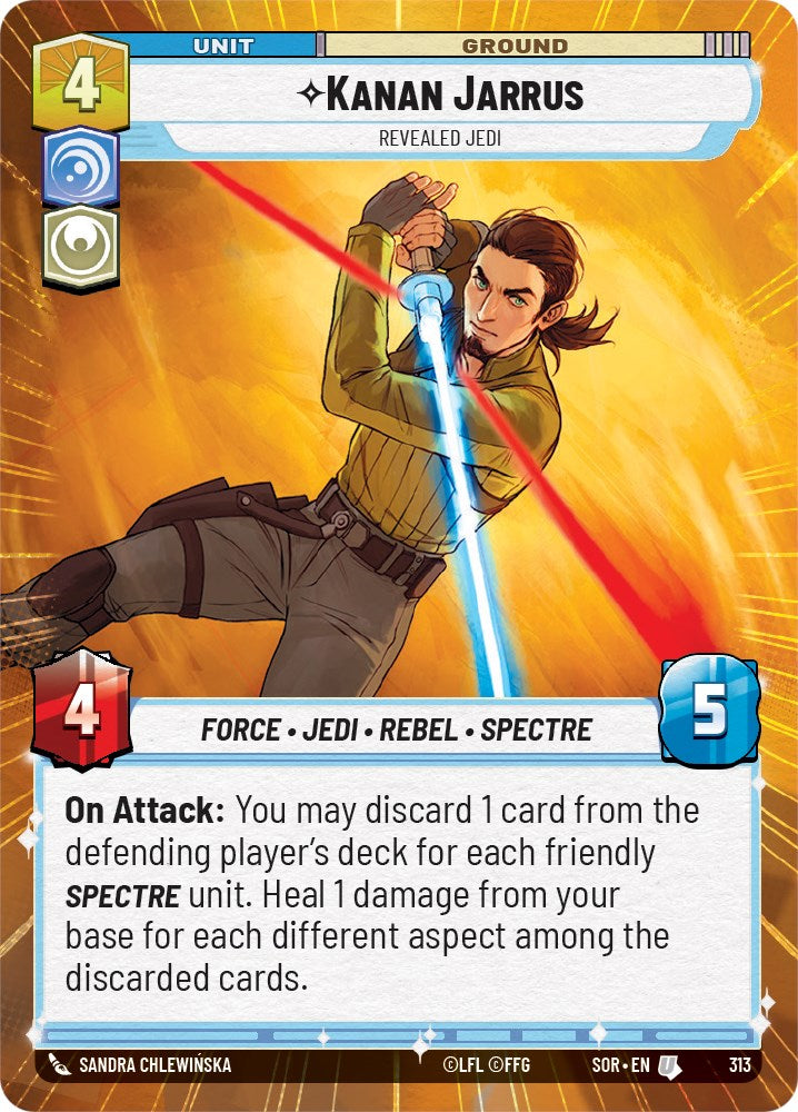 Kanan Jarrus - Revealed Jedi (Hyperspace) (313) [Spark of Rebellion] | Galactic Gamez