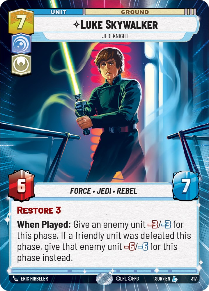Luke Skywalker - Jedi Knight (Hyperspace) (317) [Spark of Rebellion] | Galactic Gamez