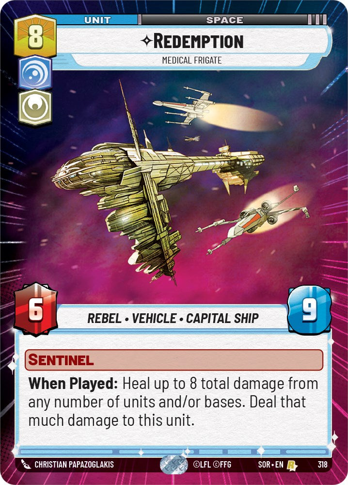 Redemption - Medical Frigate (Hyperspace) (318) [Spark of Rebellion] | Galactic Gamez
