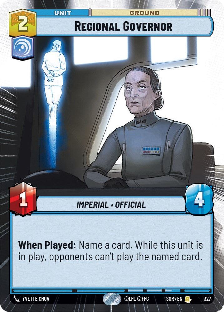 Regional Governor (Hyperspace) (327) [Spark of Rebellion] | Galactic Gamez