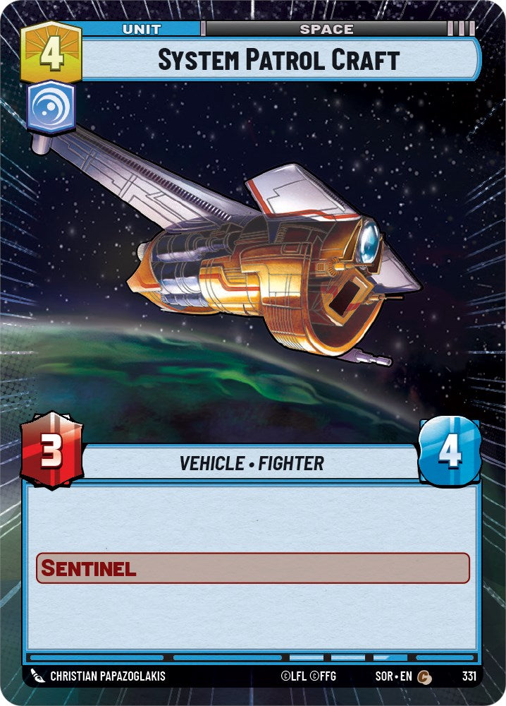 System Patrol Craft (Hyperspace) (331) [Spark of Rebellion] | Galactic Gamez