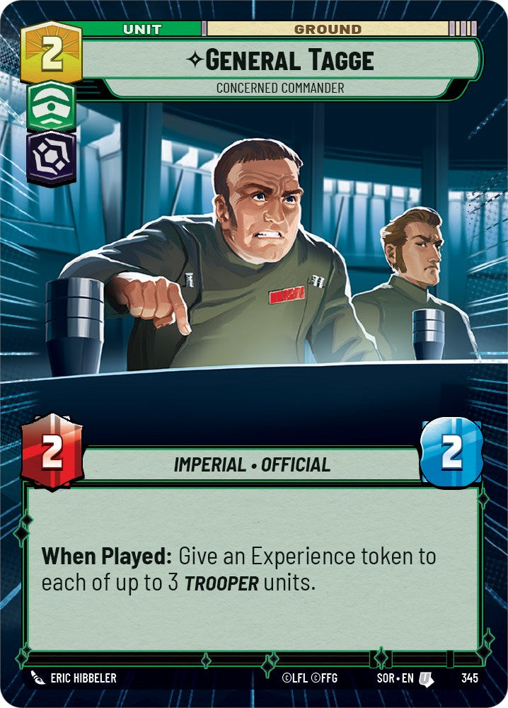 General Tagge - Concerned Commander (Hyperspace) (345) [Spark of Rebellion] | Galactic Gamez