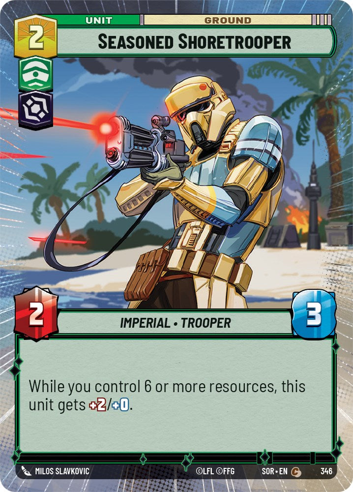 Seasoned Shoretrooper (Hyperspace) (346) [Spark of Rebellion] | Galactic Gamez