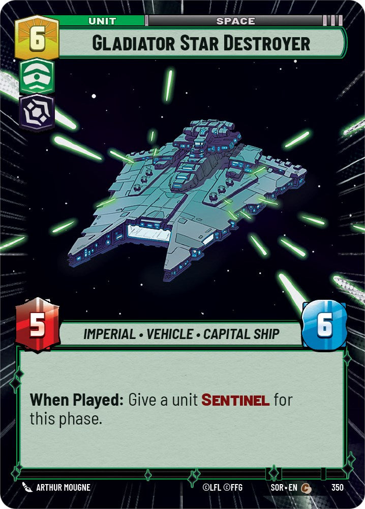Gladiator Star Destroyer (Hyperspace) (350) [Spark of Rebellion] | Galactic Gamez