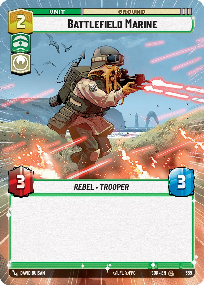 Battlefield Marine (Hyperspace) (359) [Spark of Rebellion] | Galactic Gamez