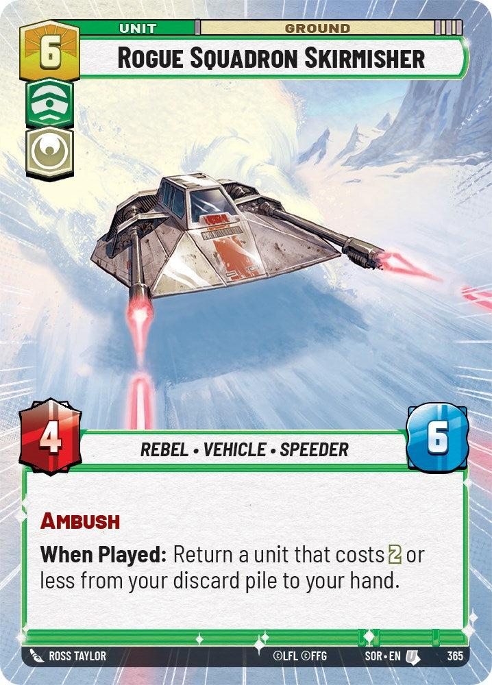 Rogue Squadron Skirmisher (Hyperspace) (365) [Spark of Rebellion] | Galactic Gamez