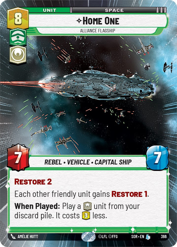 Home One - Alliance Flagship (Hyperspace) (366) [Spark of Rebellion] | Galactic Gamez