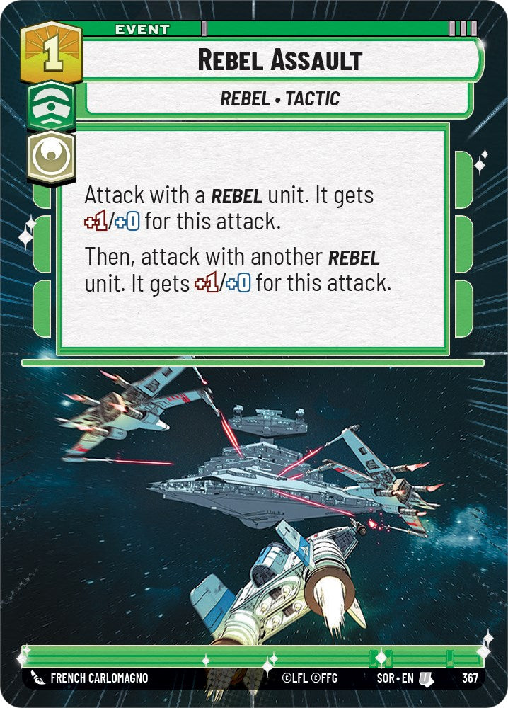 Rebel Assault (Hyperspace) (367) [Spark of Rebellion] | Galactic Gamez