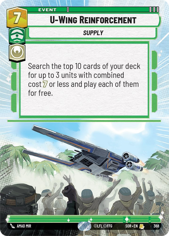 U-Wing Reinforcement (Hyperspace) (368) [Spark of Rebellion] | Galactic Gamez
